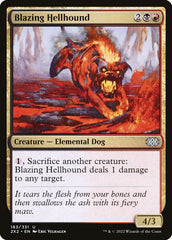 Sabujo Infernal Flamejante / Blazing Hellhound - Magic: The Gathering - MoxLand