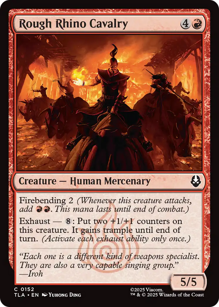Cavalaria dos Rinocerontes Selvagens / Rough Rhino Cavalry - Magic: The Gathering - MoxLand