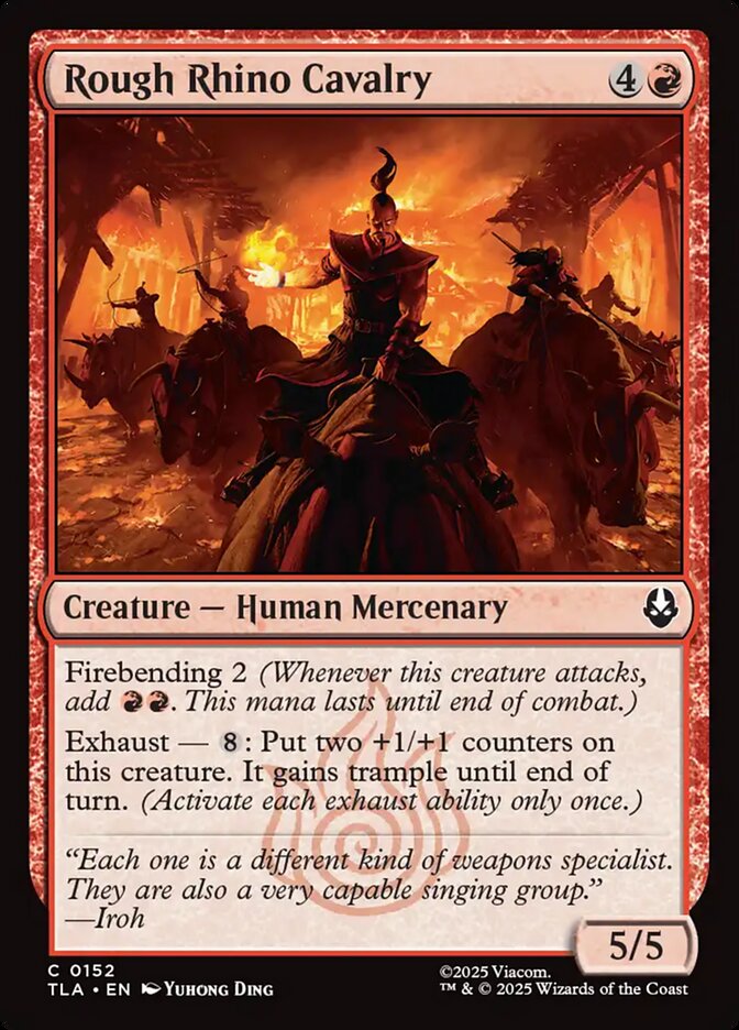 Cavalaria dos Rinocerontes Selvagens / Rough Rhino Cavalry - Magic: The Gathering - MoxLand