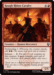 Cavalaria dos Rinocerontes Selvagens / Rough Rhino Cavalry - Magic: The Gathering - MoxLand