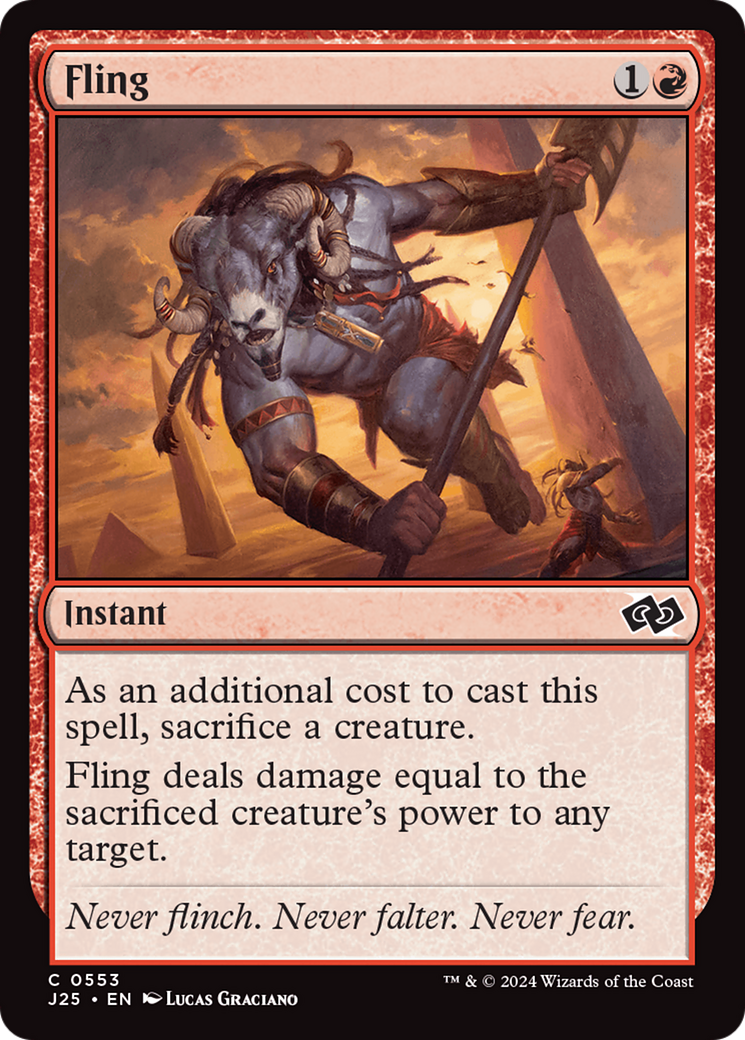 Arremessar / Fling - Magic: The Gathering - MoxLand