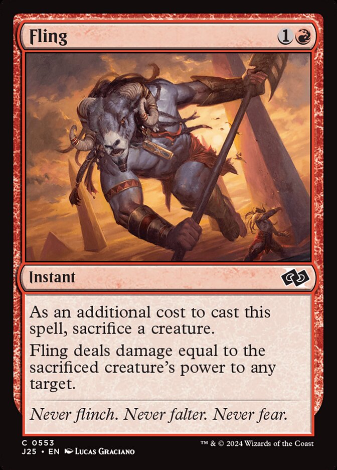 Arremessar / Fling - Magic: The Gathering - MoxLand