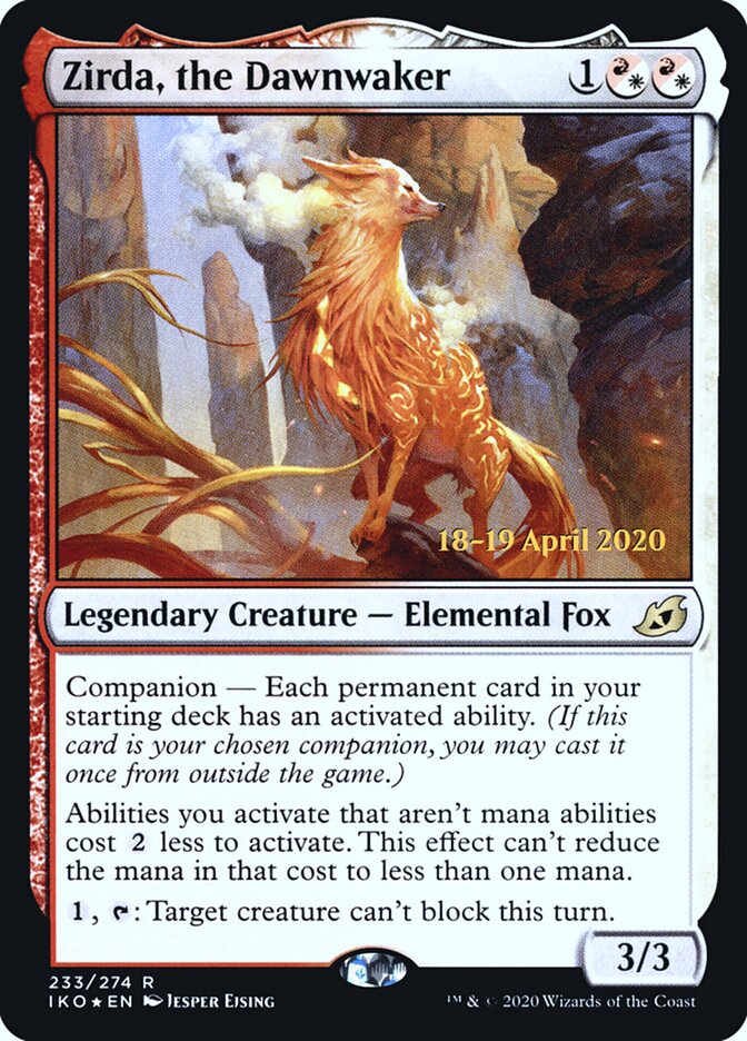 Zirda, o Brilho da Aurora / Zirda, the Dawnwaker - Magic: The Gathering - MoxLand