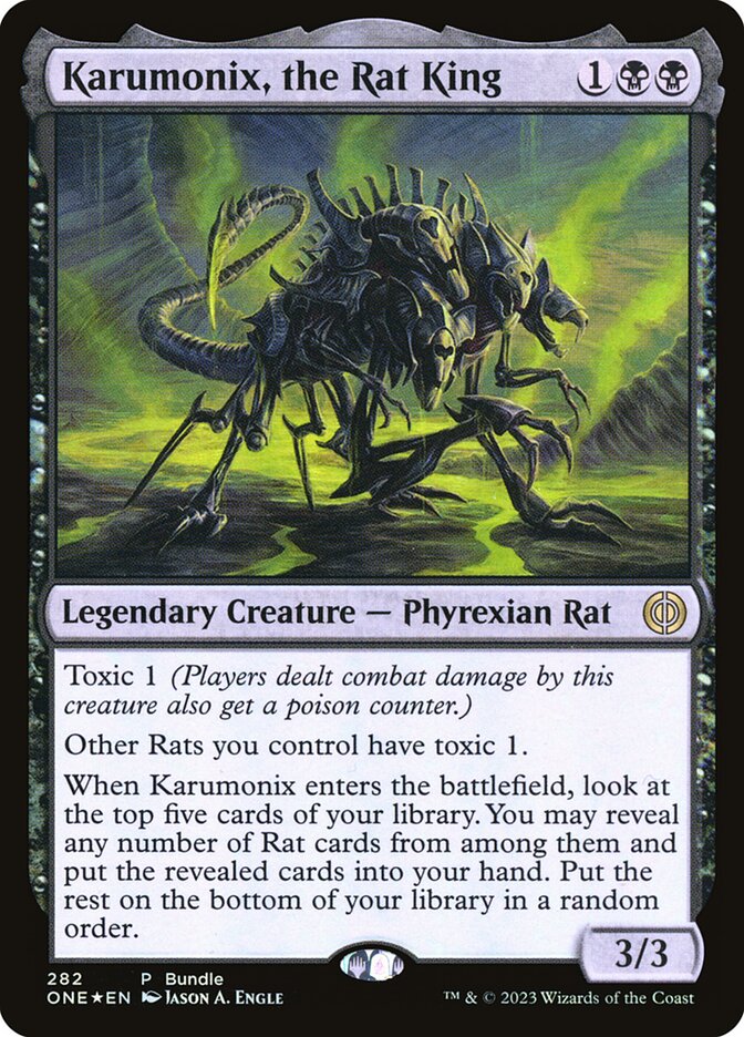 Karumonix, o Rei dos Ratos / Karumonix, the Rat King - Magic: The Gathering - MoxLand