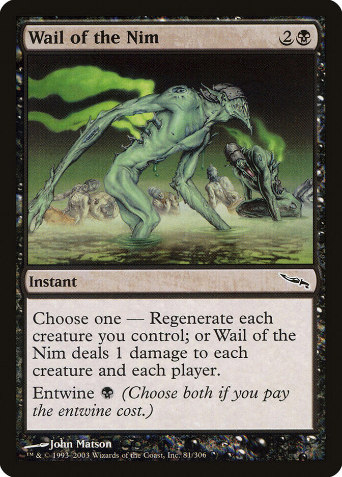Lamúria dos Nim / Wail of the Nim - Magic: The Gathering - MoxLand