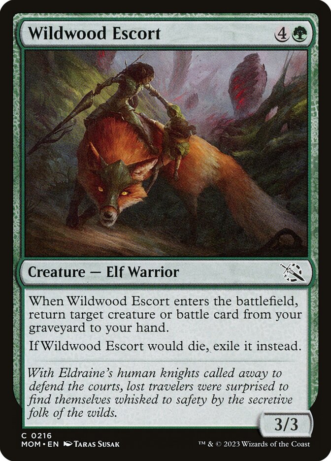Escolta do Bosque Selvagem / Wildwood Escort - Magic: The Gathering - MoxLand