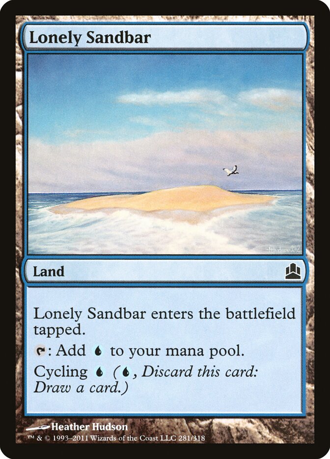 Banco de Areia Isolado / Lonely Sandbar - Magic: The Gathering - MoxLand