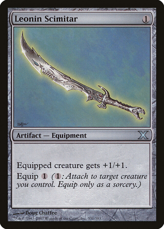Cimitarra dos Leoninos / Leonin Scimitar - Magic: The Gathering - MoxLand