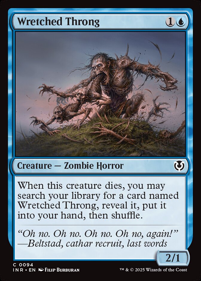 Multidão Abominável / Wretched Throng - Magic: The Gathering - MoxLand