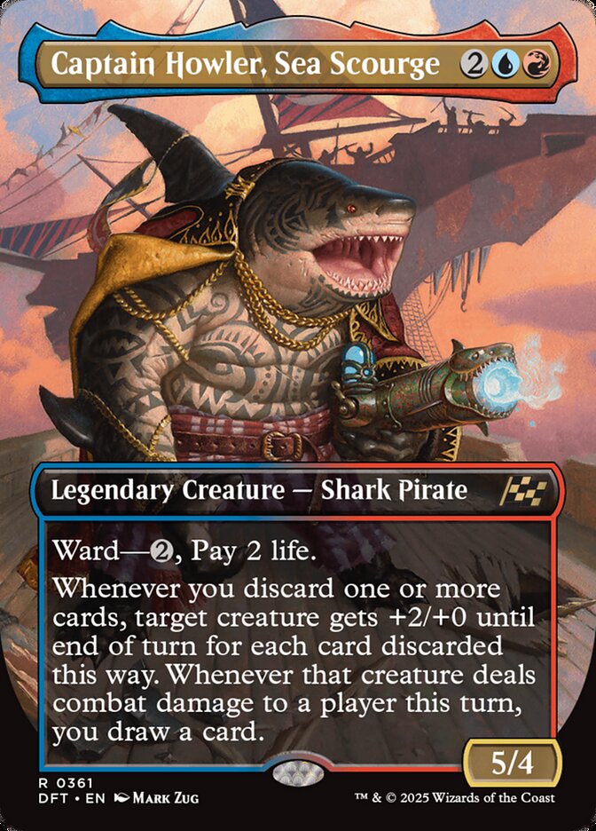 Capitão Berro, Flagelo dos Mares / Captain Howler, Sea Scourge - Magic: The Gathering - MoxLand