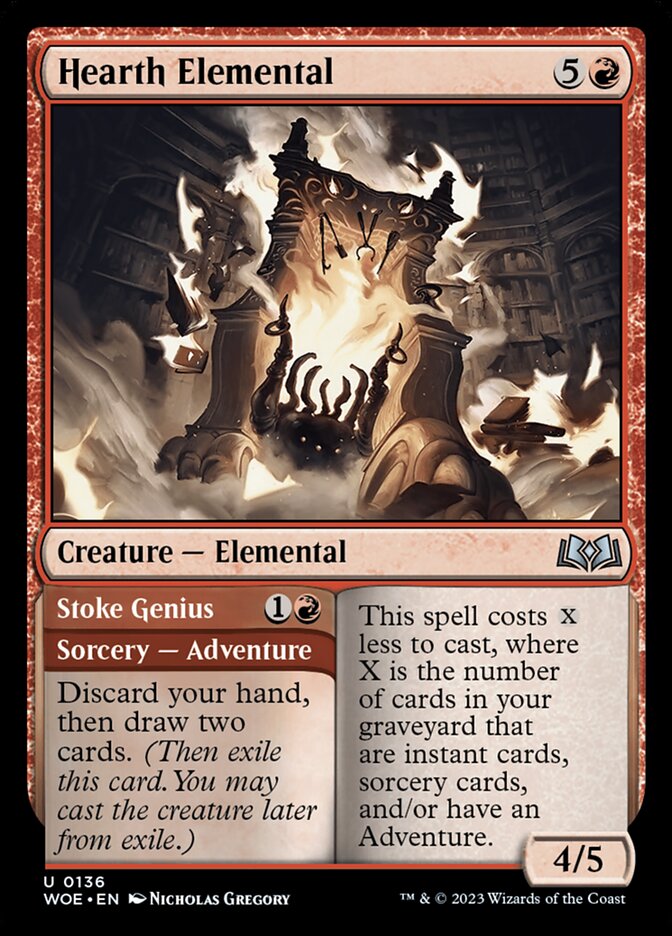 Elemental da Lareira / Hearth Elemental - Magic: The Gathering - MoxLand
