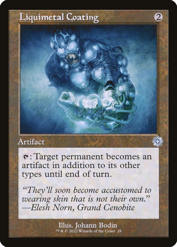 Revestimento Liquometálico / Liquimetal Coating - Magic: The Gathering - MoxLand
