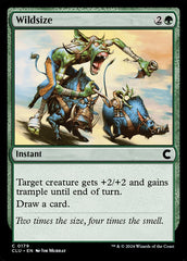 Crescimento Asqueroso / Wildsize - Magic: The Gathering - MoxLand