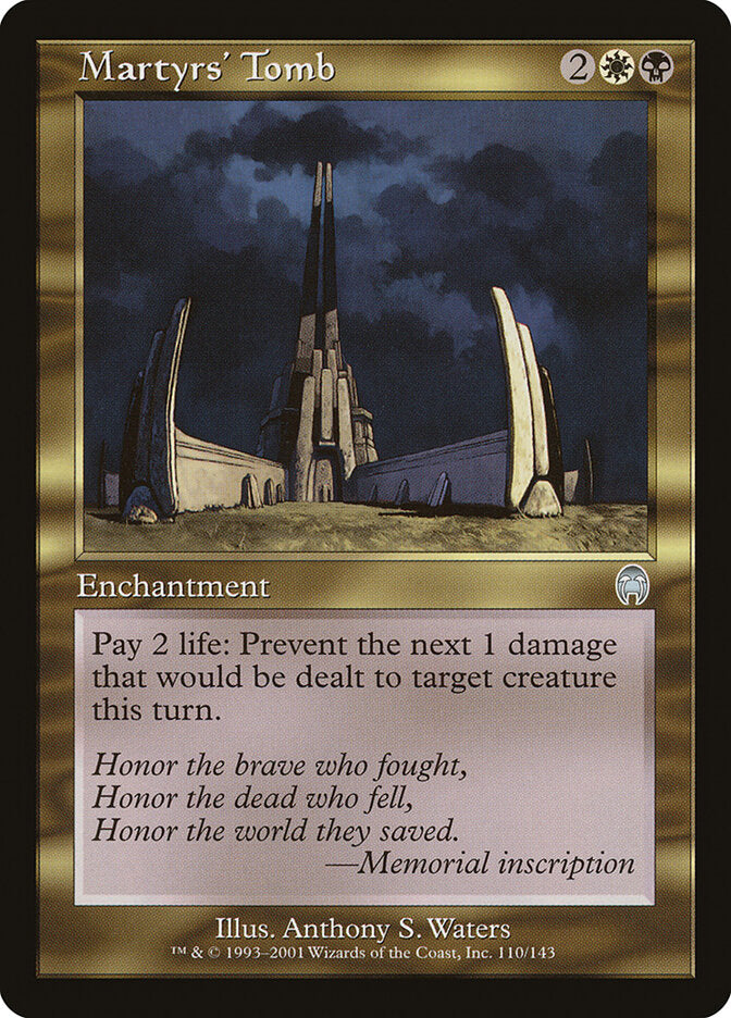 Túmulo do Mártir / Martyrs' Tomb - Magic: The Gathering - MoxLand