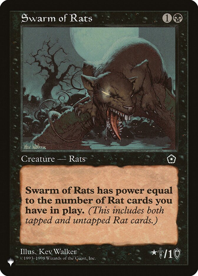 Rataria / Swarm of Rats - Magic: The Gathering - MoxLand