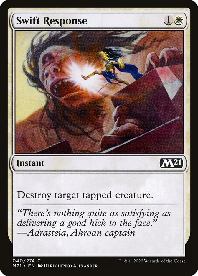 Resposta Rápida / Swift Response - Magic: The Gathering - MoxLand