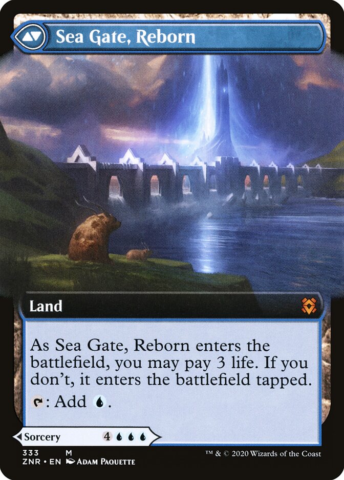 Restauração de Portão Marinho / Sea Gate Restoration - Magic: The Gathering - MoxLand