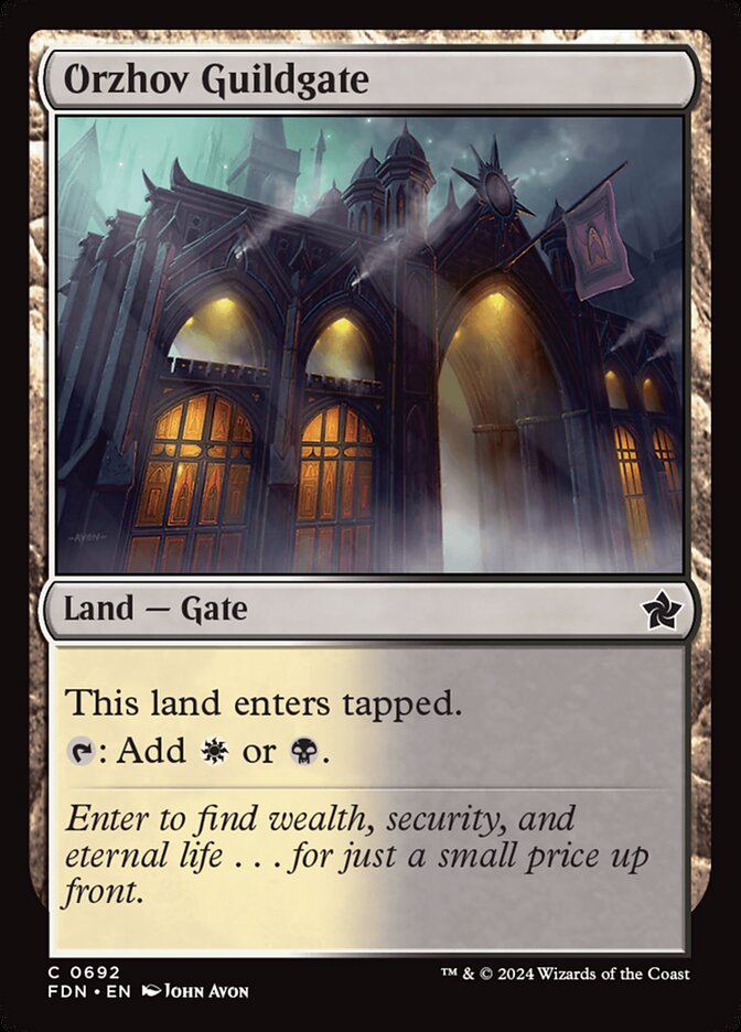 Portão da Guilda Orzhov / Orzhov Guildgate - Magic: The Gathering - MoxLand