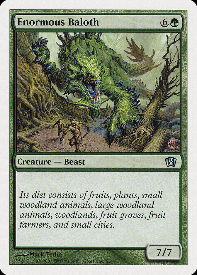 Baloth Enorme / Enormous Baloth - Magic: The Gathering - MoxLand