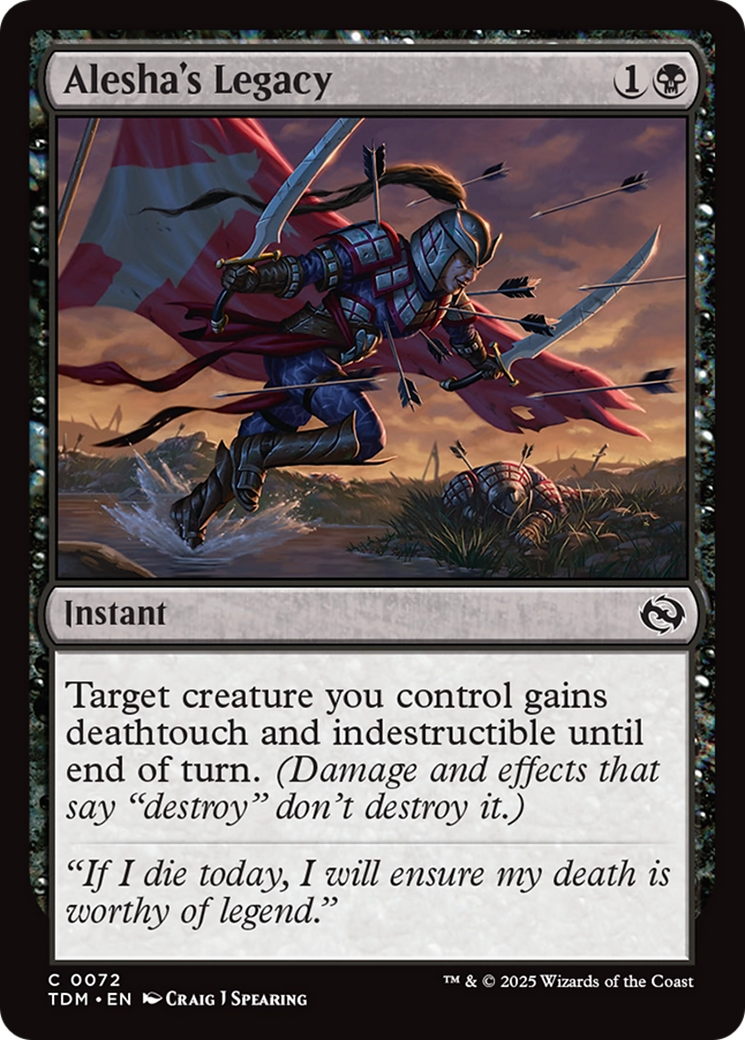 Legado de Alesha / Alesha's Legacy - Magic: The Gathering - MoxLand