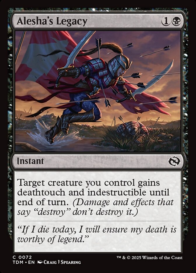 Legado de Alesha / Alesha's Legacy - Magic: The Gathering - MoxLand