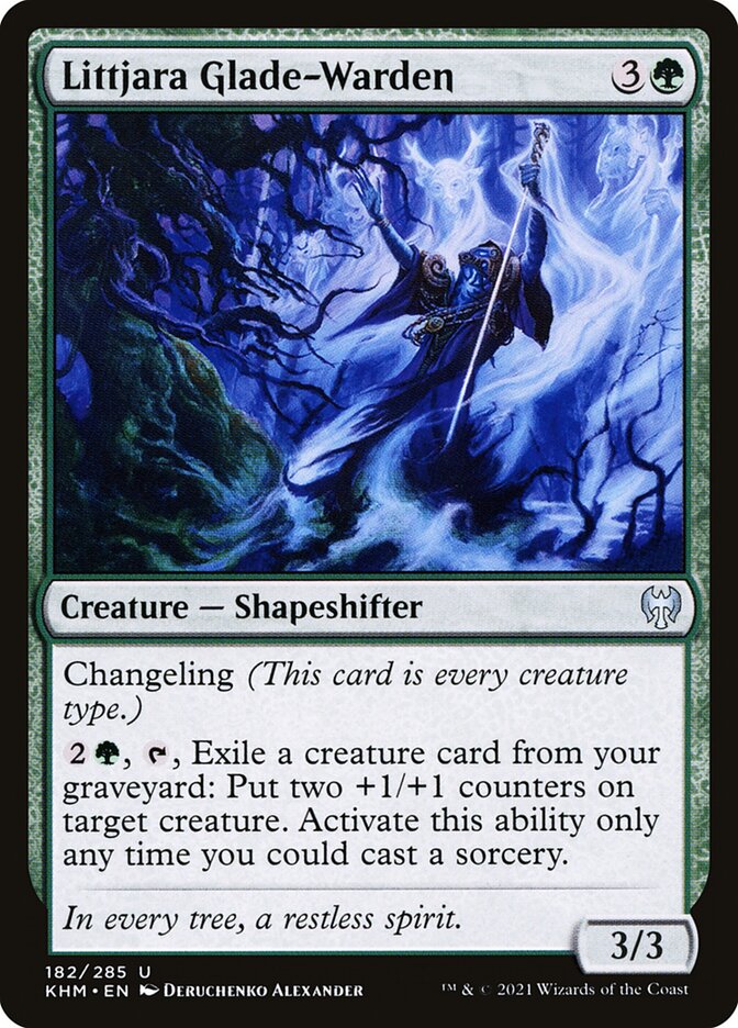 Guardião das Clareiras de Littjara / Littjara Glade-Warden - Magic: The Gathering - MoxLand