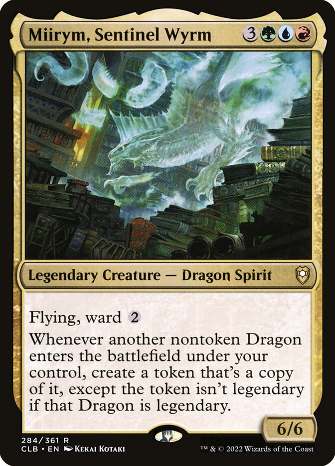 Miirym, Dragão Sentinela / Miirym, Sentinel Wyrm - Magic: The Gathering - MoxLand