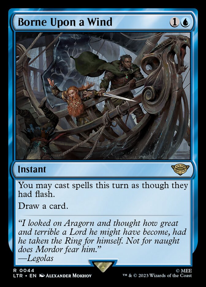 Carregado pelo Vento / Borne Upon a Wind - Magic: The Gathering - MoxLand