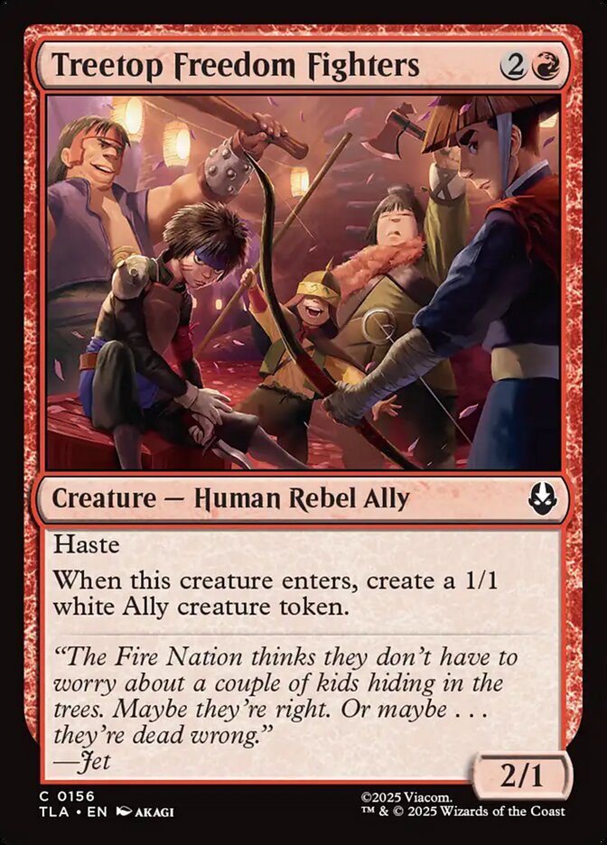 Lutadores da Liberdade dos Dosséis / Treetop Freedom Fighters - Magic: The Gathering - MoxLand
