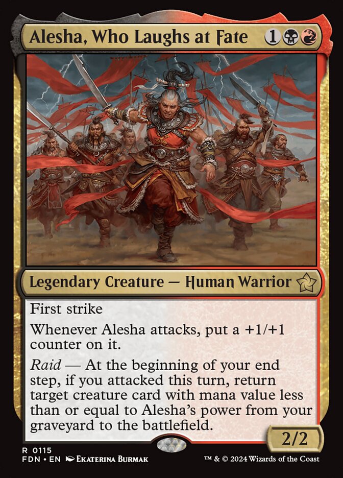 Alesha, a Que Ri do Destino / Alesha, Who Laughs at Fate - Magic: The Gathering - MoxLand