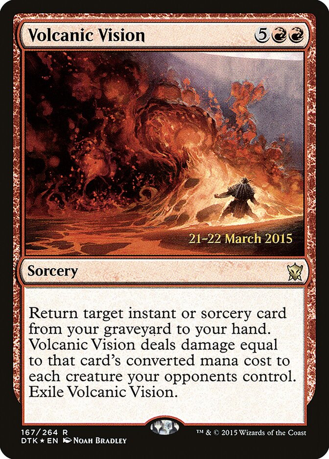 Visão Vulcânica / Volcanic Vision - Magic: The Gathering - MoxLand