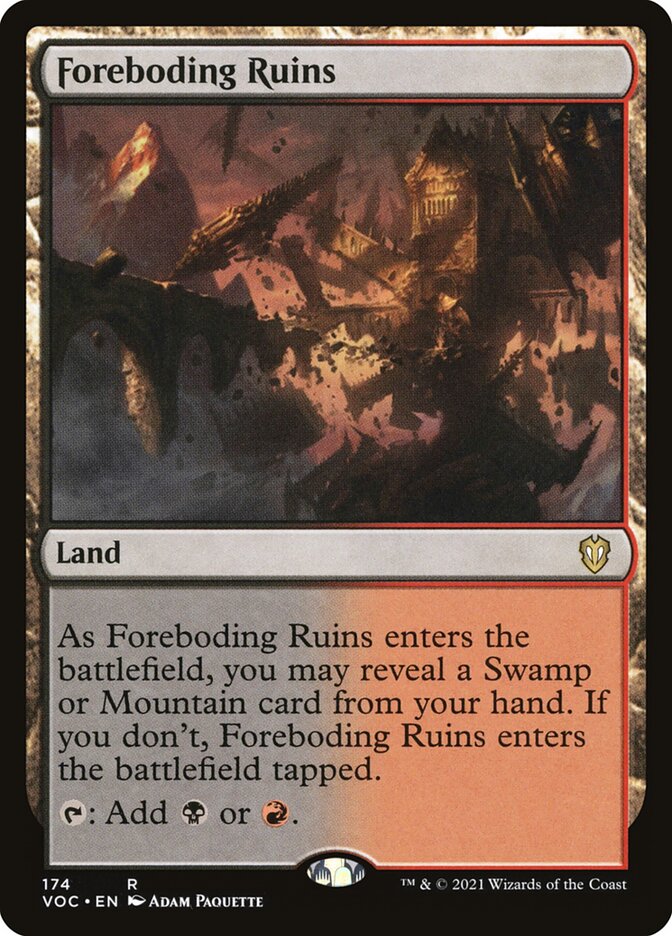 Ruínas Agourentas / Foreboding Ruins - Magic: The Gathering - MoxLand