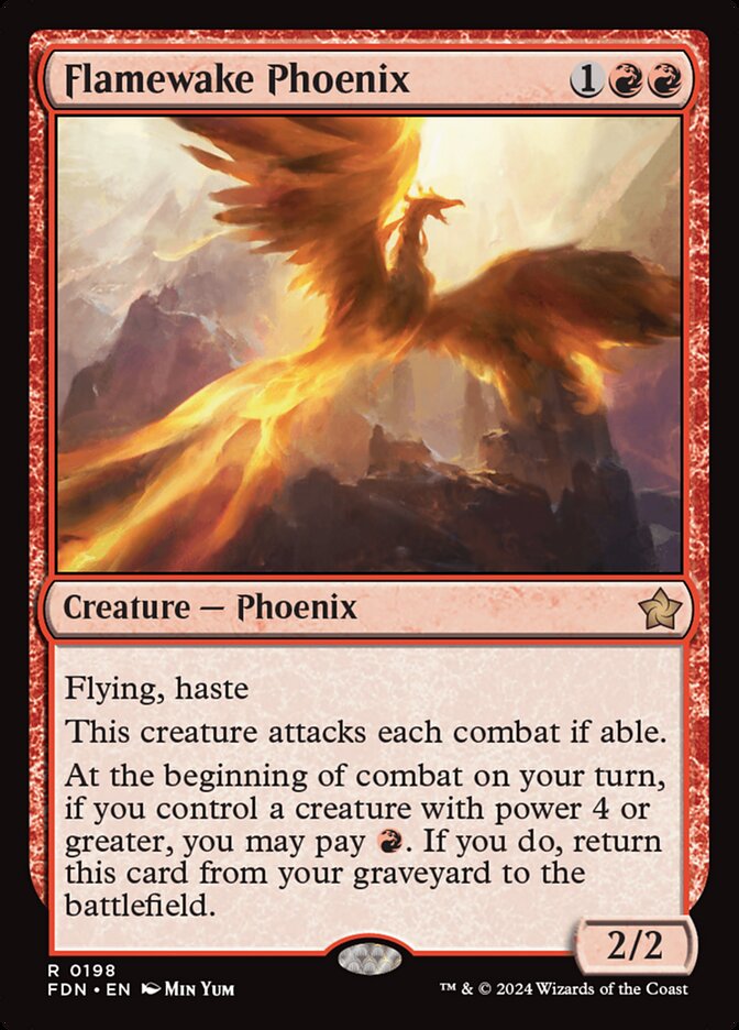 Fênix do Rastro Flamejante / Flamewake Phoenix - Magic: The Gathering - MoxLand