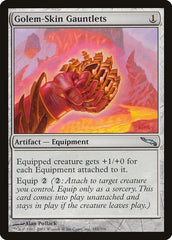 Manoplas de Couro de Goblin / Golem-Skin Gauntlets - Magic: The Gathering - MoxLand