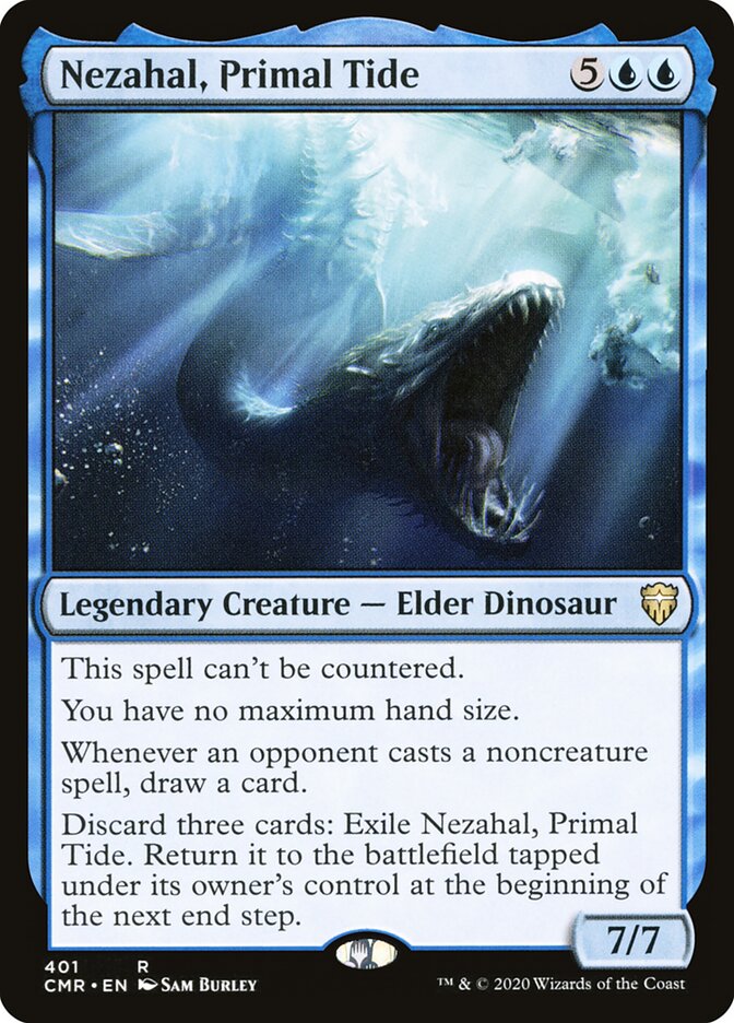 Nezahal, Maré Primordial / Nezahal, Primal Tide - Magic: The Gathering - MoxLand