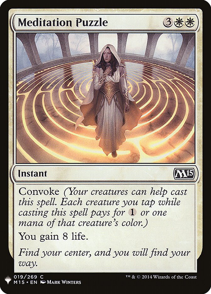Enigma Meditativo / Meditation Puzzle - Magic: The Gathering - MoxLand