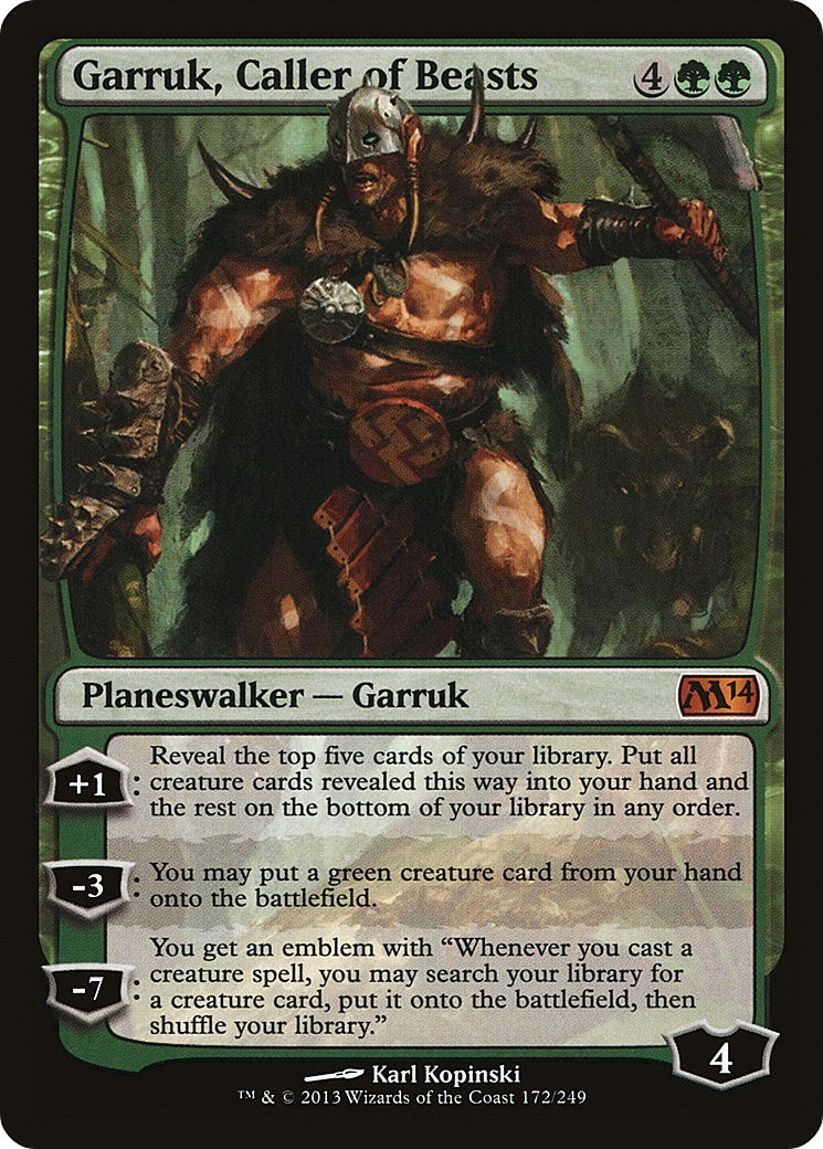 Garruk, Convocador das Feras / Garruk, Caller of Beasts - Magic: The Gathering - MoxLand
