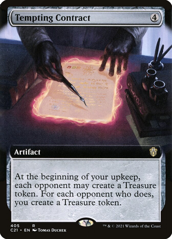 Contrato Tentador / Tempting Contract - Magic: The Gathering - MoxLand