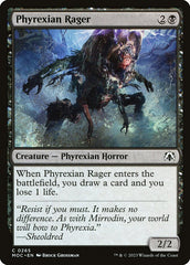 Raivoso Phyrexiano / Phyrexian Rager - Magic: The Gathering - MoxLand