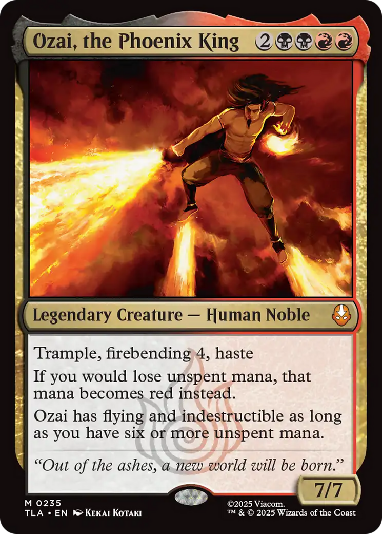 Ozai, o Rei Fênix / Ozai, the Phoenix King - Magic: The Gathering - MoxLand