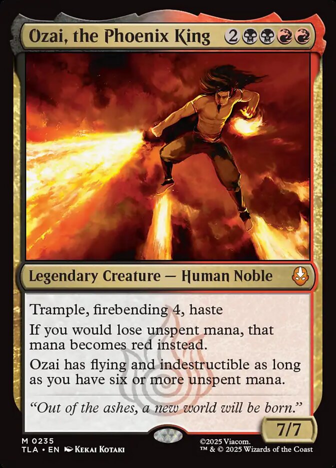 Ozai, o Rei Fênix / Ozai, the Phoenix King - Magic: The Gathering - MoxLand