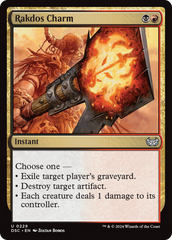 Amuleto Rakdos / Rakdos Charm - Magic: The Gathering - MoxLand