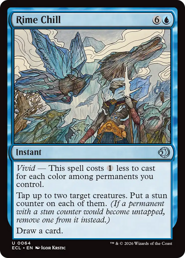 Frio Glacial / Rime Chill - Magic: The Gathering - MoxLand