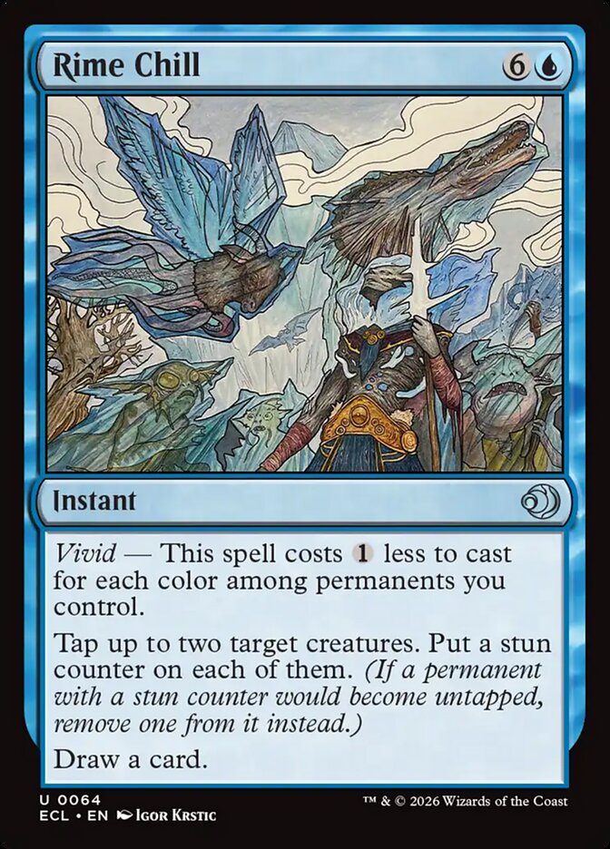 Frio Glacial / Rime Chill - Magic: The Gathering - MoxLand