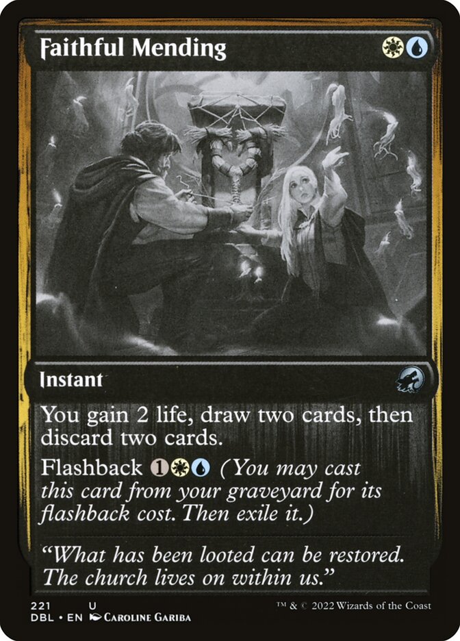 Cura pela Fé / Faithful Mending - Magic: The Gathering - MoxLand