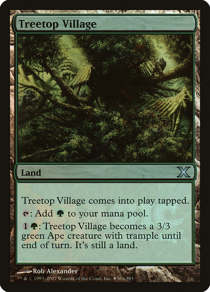 Aldeia nas Copas / Treetop Village - Magic: The Gathering - MoxLand