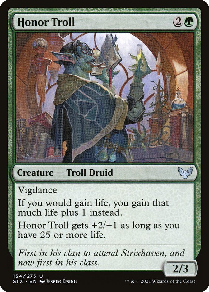 Trol de Honra / Honor Troll - Magic: The Gathering - MoxLand