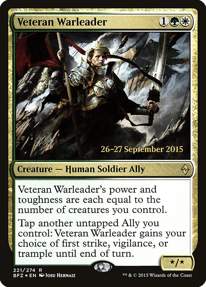 Líder de Guerra Veterano / Veteran Warleader - Magic: The Gathering - MoxLand