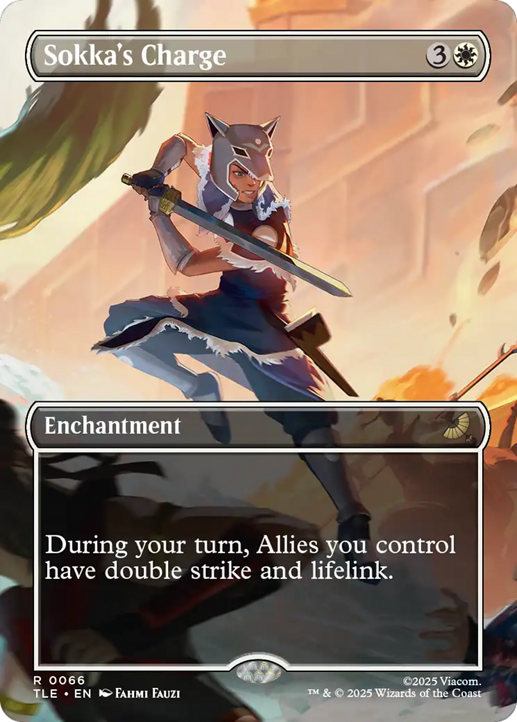 Investida de Sokka / Sokka's Charge - Magic: The Gathering - MoxLand