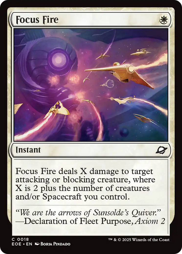 Concentrar Fogo / Focus Fire - Magic: The Gathering - MoxLand
